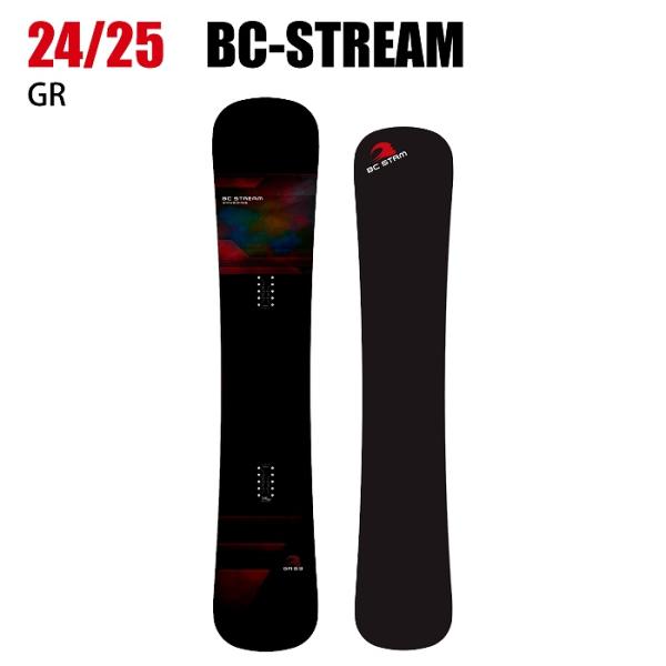 2025 BC-STREAM ビーシーストリーム GR ジーアール 24-25 ボード板 スノーボー...