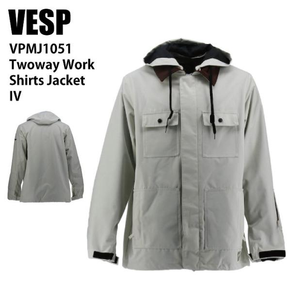 VESP べスプ VPMJ1051 Twoway Work Shirts Jacket IV 24-...