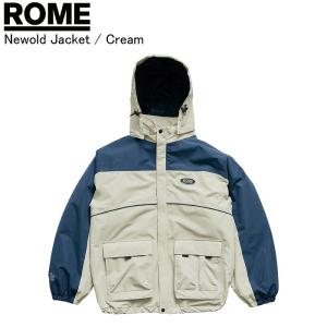 ROME ローム Newold Jacket ニューオールドジャケット CREAM ジャケット ボードウェア ロームウェア ROMEウェア 25-26モデルST｜スタジアムモリスポ Yahoo!店