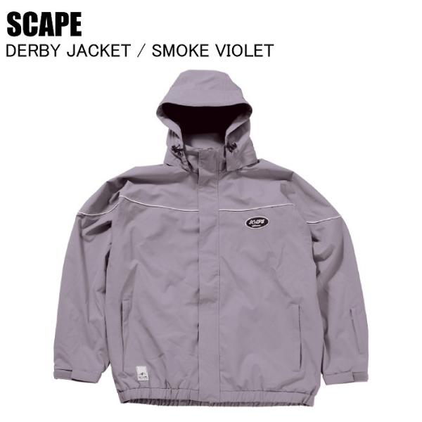 SCAPE エスケープ DERBY JACKET ダービージャケット SMOKE VIOLET スノ...