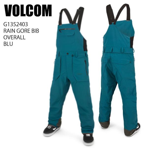 VOLCOM ボルコム G1352403 RAIN GORE BIB OVERALL BLU 23-...