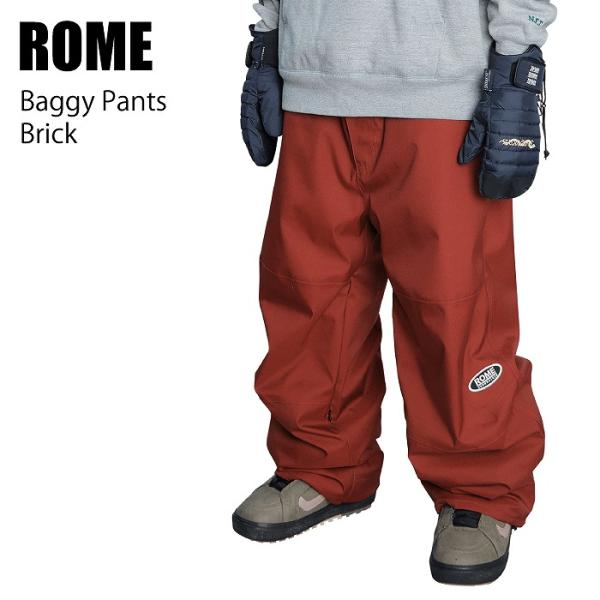 ROME ローム BAGGY PANTS BRICK 24-25 ウエア メンズ パンツ スノーボー...