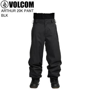 VOLCOM ボルコム G1352612 ARTHUR 20K PANT BLK スキー スノーボード ウェア パンツ スノボ ボルコムウェア 25-26モデルST