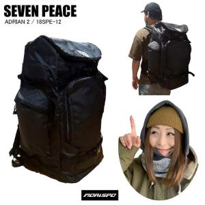 SEVENPEACE セブンピース 18SPE-12 ADRIAN 2 エイドリアン2 ブラック 40L バック リュック リュックサック 遠征 部活 通学 アウトドアST｜stadiummorispo