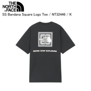 THE NORTH FACE ノースフェイス NT32446 S/S Bandana Square L K Tシャツ 半袖 ティーシャツST｜スタジアムモリスポ Yahoo!店