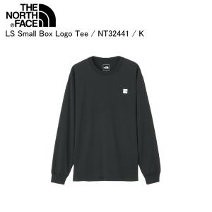 THE NORTH FACE ノースフェイス NT32441 L/S Small Box Logo T K ロングスリーブ 長袖 ロンティ ロンT ノースフェイス長袖ST