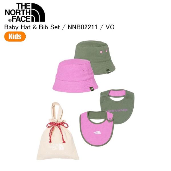 THE NORTH FACE ノースフェイス NNB02211 Baby Hat &amp; Bib Set...