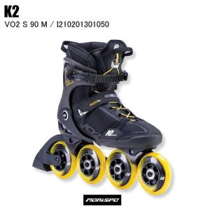 K2 ケーツー インラインスケート VO2 S 90 M I210201301050 ブラック/イエロー 大人 メンズ 国内正規品ST｜stadiummorispo