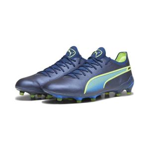 プーマ サッカースパイクセット プーマキング ウルトラアルティメット 26cm PUMA プーマ キング アルティメット HG/AG(ホワイト×ブルー) 107867 02