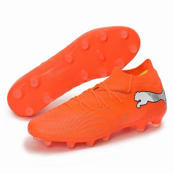 PUMA プーマ FUTURE 9 MATCH HG/AG(レッド×シルバー) 108905 01 ...