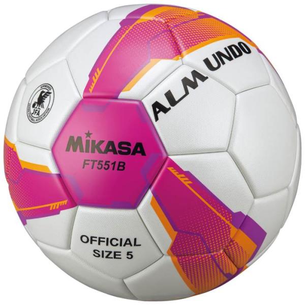 MIKASA ミカサ ALMUND 検定球 5号球 FT551B PV サッカー ボールST