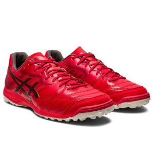 ASICS アシックス デスタッキ K FF TF 1111A218.600 600 クラシックレッド×ビートジュース フットサル 人工芝ST｜stadiummorispo