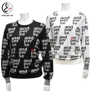 アンパスィ/and per se(2022秋冬新作！）クルーネックセーター