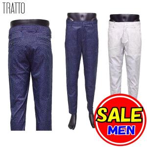 ■ TRATTO トラット ゴルフ ピンタック テーパード イージーパンツ TRATTO トラット TORATTO メンズ ゴルフ ピンタックテーパード