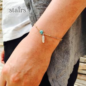 ブレスレット メンズ チェーン シルバー ゴールド シンプル メンズブレスレット トルコ石 ターコイズ フェザー 2way レディースブレスレット メンズアクセサリー St03br130 シルバーアクセサリーstairs 通販 Yahoo ショッピング