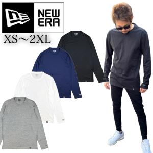 ニューエラ NEWERA 長袖Tシャツ 長袖 ロゴ ヘリテージ NEA102 メンズ レディース ワンポイント 丸首 クルーネック 男女兼用 NEWERA HERITAGE BLEND LONG SLEEVE｜staiwan