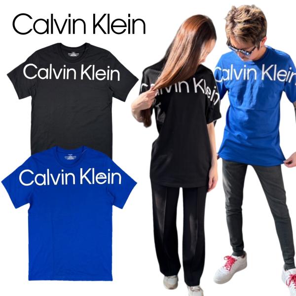 カルバンクライン calvin klein Tシャツ 半袖 ロゴ NP2611O クルーネック ブラ...