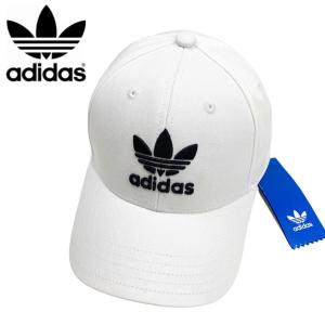 アディダス オリジナルス キャップ トレフォイル FJ2544 ホワイト 帽子 野球帽 ワンサイズ ADIDAS ORIGINALS BASEBALL CLASSIC TREFOIL CAP WHITE