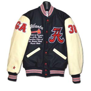 80s USA製 DeLONG デロング スタジャン アワードジャケット DELONG デロング Made in USA スタジャン アワードジャケット