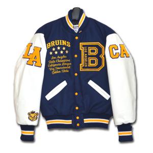 24BRUINS  ブルーインズ　DeLONG AWARD JACKET アワードジャケット スタジャン ドットコム｜stajum.com Yahoo!店