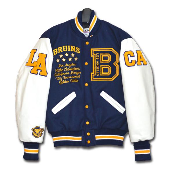 24BRUINS  ブルーインズ　DeLONG AWARD JACKET アワードジャケット スタジ...