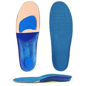 KozzimMなかじき 靴 インソール アーチサポート Poron 衝撃分散吸収 立ち仕事 疲れない 中敷き 男性