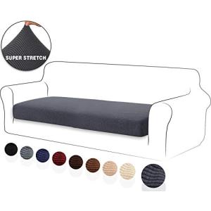 TIANSHU ソファー座面カバー 3人掛け ソファー クッション カバー 無地 縦横弾力 ストレッチ フィットタイプ 四季適用