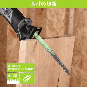 【第二代 新登場】 レシプロソー替刃 電気のこ...の詳細画像2