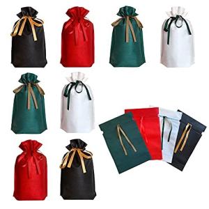 包む ギフト袋 ッピング リボン 付き 不織布 梱包 大きい ギフト プレゼント 贈り物 誕生日 クリス