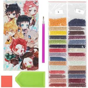 億騰 5Dダイヤモンドアート アニメクロスステッチ フルダイヤモンド ダイヤモンド DIYアートワーク クロスステッチ 手描き装飾 家の壁の装飾工芸品