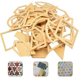 ZILONG アクリル DIY キルトテンプレート パッチワーク 27種 54枚セット キルティングテンプレート パッチワークテンプレート パッチワー