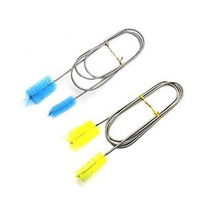 パイプブラシ ホースクリーナー 水槽クリーナー 水族館ブラシ チューブブラシ ワイヤーブラシ ホースパイプブラシ ステンレス製 アクアリウム フィルタ