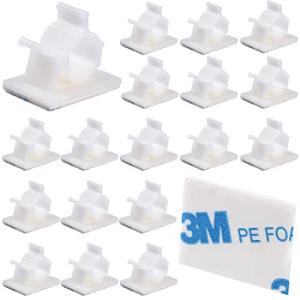 After7 ケーブルクリップ 3Mテープ採用 4階段調節可能 ケーブルホルダー