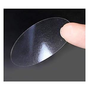 XPdesign 封印シール 楕円 クリア 透明 封かんシール 業務用 封印 封かん シール ラベル 封筒 手紙 スリット加工 (透明 20×15mm