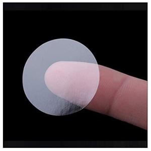 XPdesign 円形 封印シール クリア 透明 封かんシール 業務用 封印 封かん シール ラベル 封筒 手紙 スリット加工 (透明 直径15mm