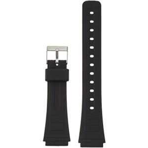 CREPHA 時計ベルト 19mm ウレタン バネ棒 工具付き ブラック KU-27