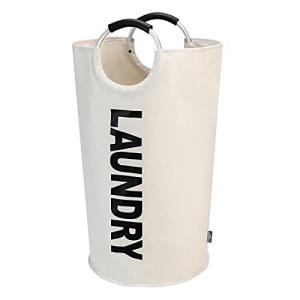 DOKEHOM 90L ランドリーバスケット ランドリーかご 洗濯ボックス 収納ボックス 収納バッグ 袋 おしゃれなインテリア雑貨 防水取っ手付き 折