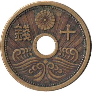 半銭銅貨 明治6年〜明治21年並年 状態：並品〜美品程度 : エビス