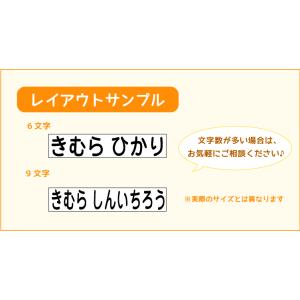 お名前スタンプ おためしセット キッズネーム ...の詳細画像4