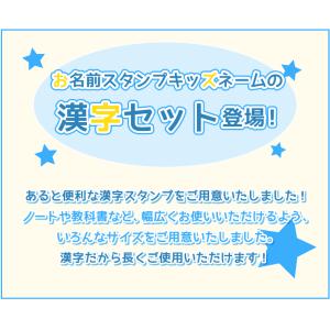 お名前スタンプ 漢字セット はんこ スタンプ ...の詳細画像1