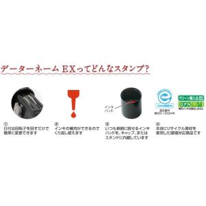 シャチハタ データーネームEX12号 キャップ...の詳細画像3