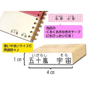 中サイズ ふりがな付き お名前スタンプ おなま...の詳細画像3