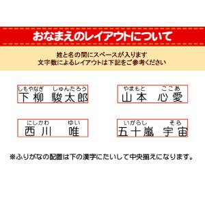 中サイズ ふりがな付き お名前スタンプ おなま...の詳細画像5