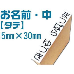 お名前スタンプ単品サイズ中タテ　スタンプ　入園　入学　ひらがな　漢字　おなまえすたんぷ