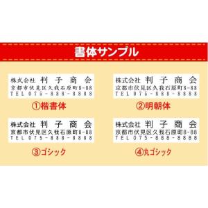 シャチハタ式 住所印 住所 名前 社名 スタン...の詳細画像5