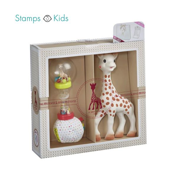 キリンのソフィー マラカスラトル セット 歯固め ガラガラ ファーストトイ 知育玩具 おもちゃ 男の...