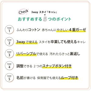 コンテックス キャレ ベビー スタイ ビブ 日...の詳細画像3
