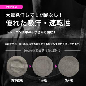 サウナスーツ インナー 上下セット アンダーウ...の詳細画像4