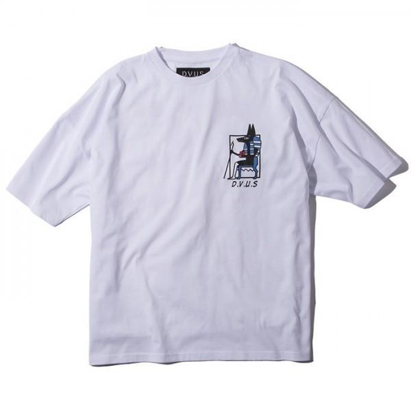 Deviluse　Anubis Big T-shirts(White)