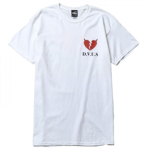 Deviluse  Heart T-shirts(White)